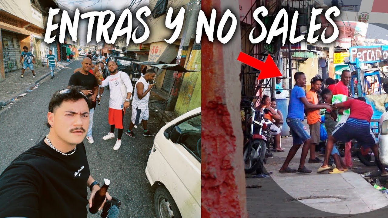 Entré al BARRIO MÁS PELIGROSO DE SANTO DOMINGO 🇩🇴 Y NOS PARÓ LA POLICÍA | LA 42 Y LA ZURZA 🔥