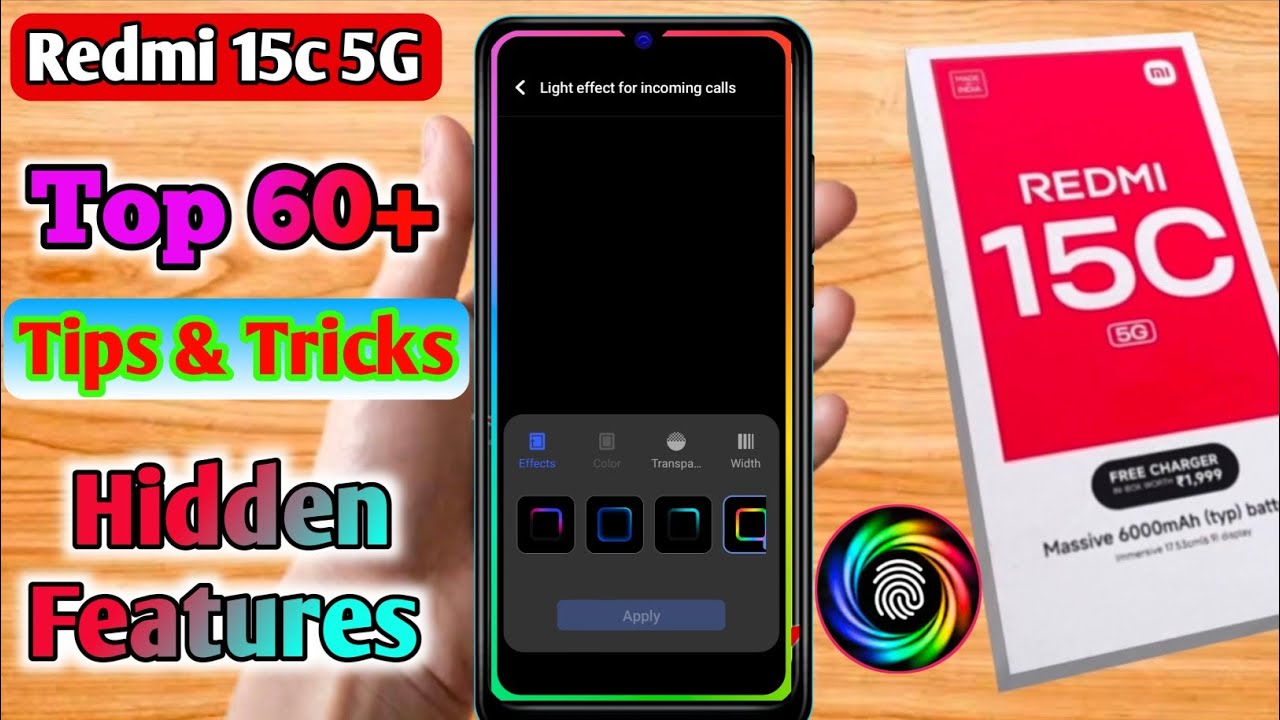 redmi 15c hidden features, redmi 15c tips and tricks