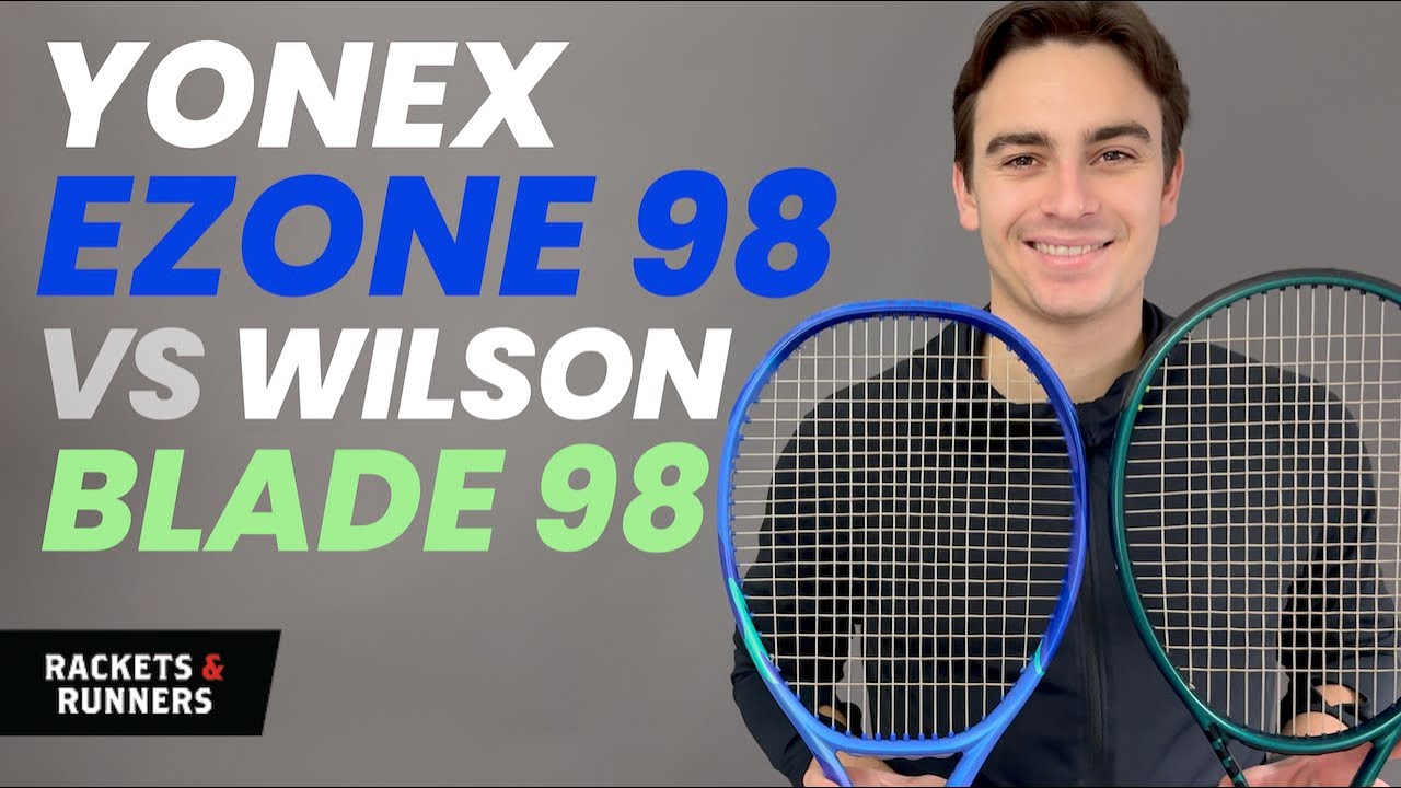 The two most popular 98s right now!! Yonex Ezone 98 V8 vs. Wilson Blade 98 v9 | Rackets & Runners