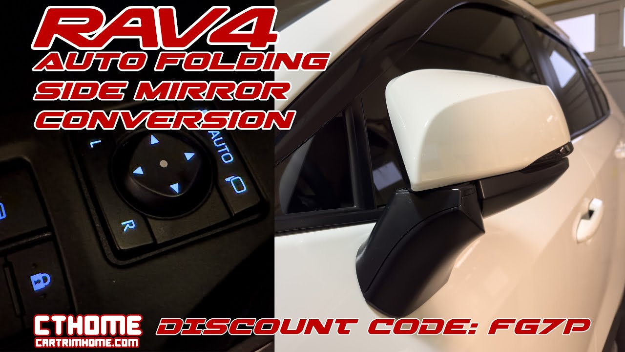 Automatic Folding Side Mirror Install | 5th Gen RAV4 | Cartrimhome