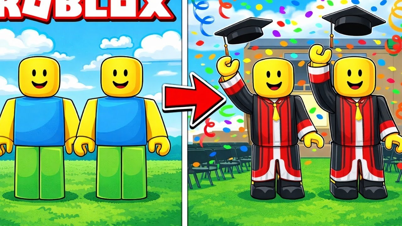 OD DÍTĚTE AŽ PO DOSPĚLÉHO V ROBLOXU!!!