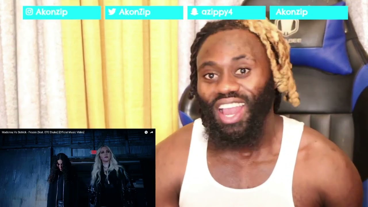 FIRST TIME Hearing Madonna Vs Sickick - Frozen (feat. 070 Shake) [Official Music Video] | REACTION!!