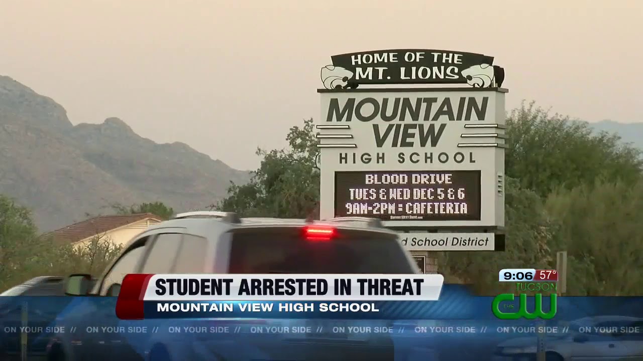 Potential threat leads to arrest of Mountain View High School student