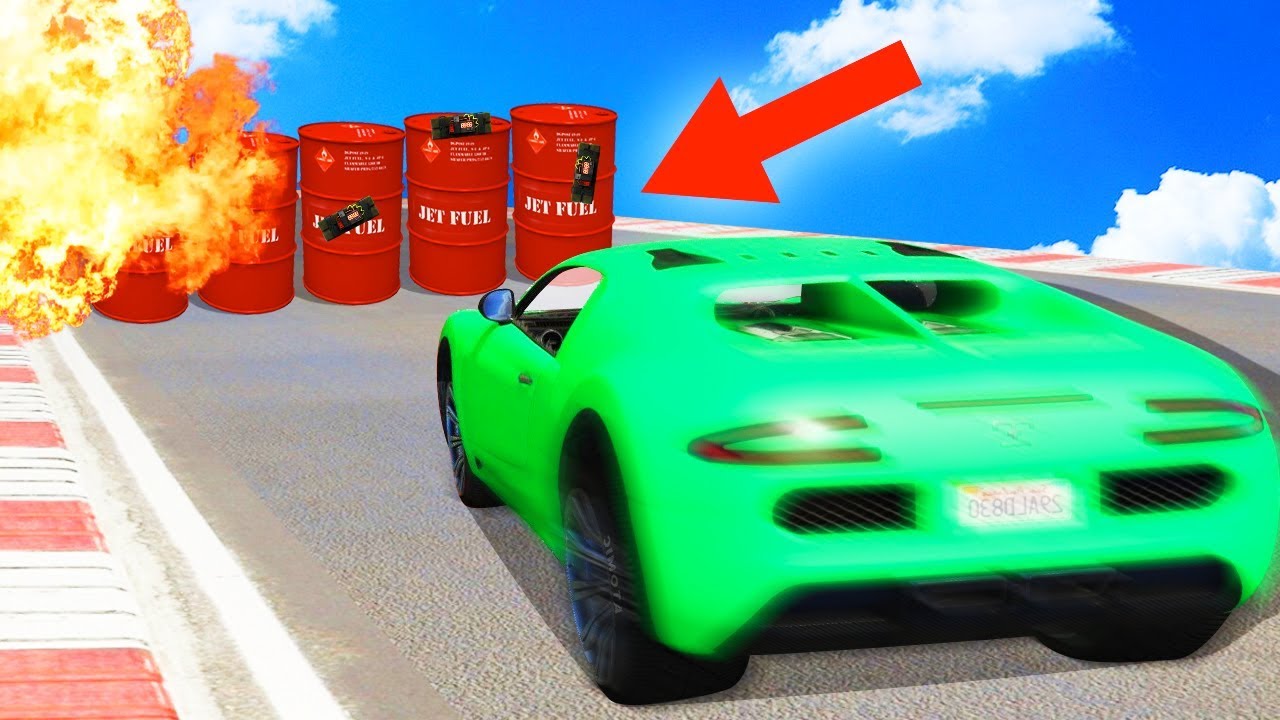 НЕВОЗМОЖНО УБИРАТЬСЯ ОТ ВЗРЫВНЫХ ЛОВУШЕК! (Смешные моменты GTA 5)