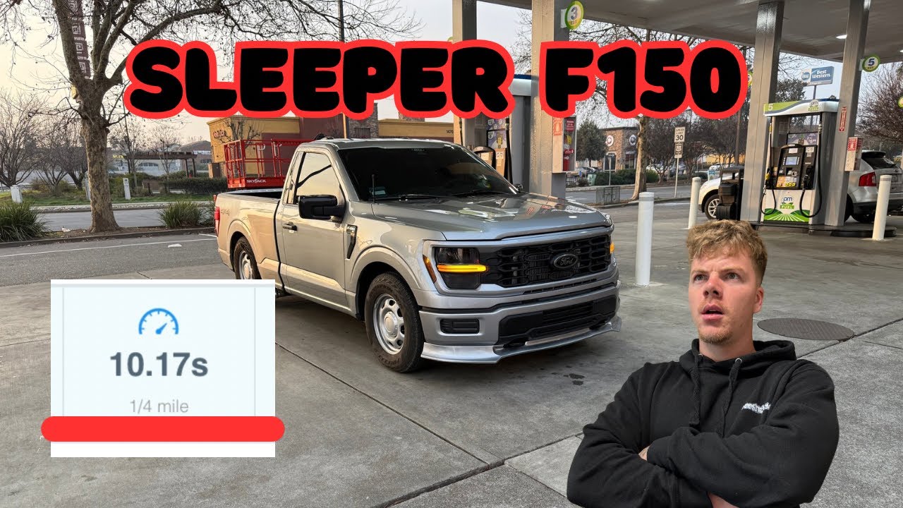 I TOOK MY SLEEPER F150 To The Track On Stock Tires!😳