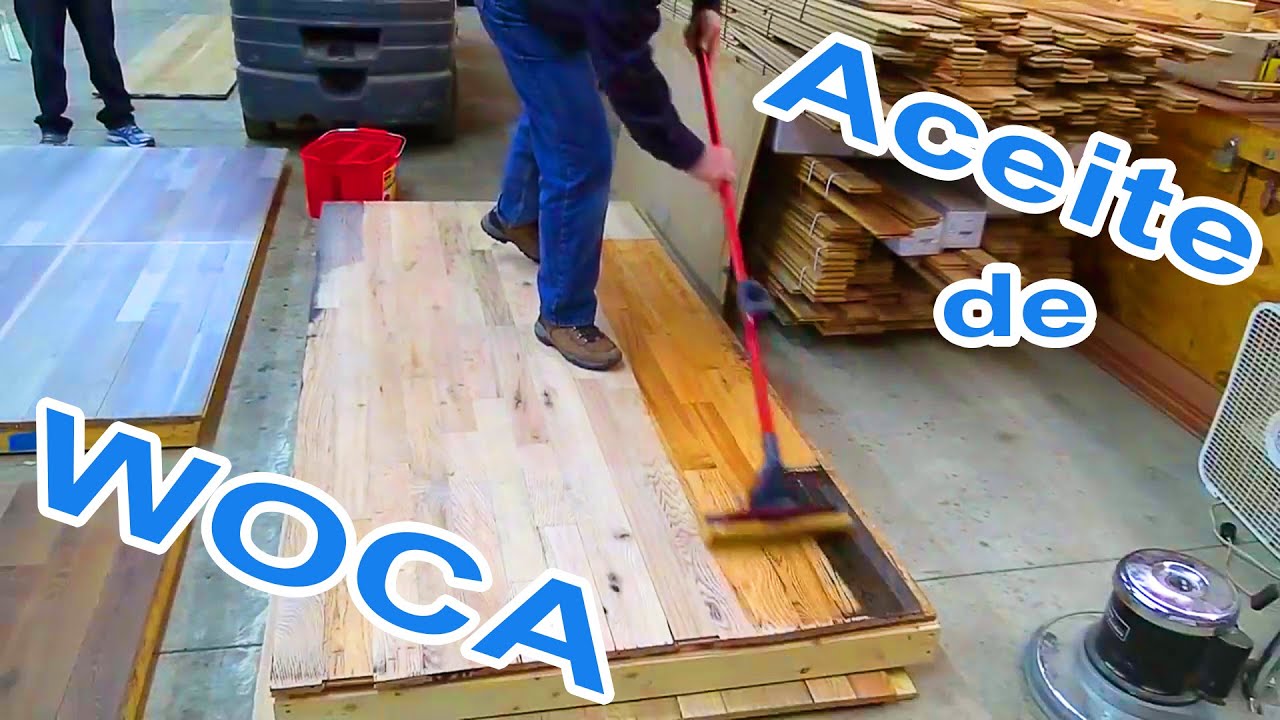 La Aplicación de Aceite de WOCA para Pisos de Madera | City Floor Supply