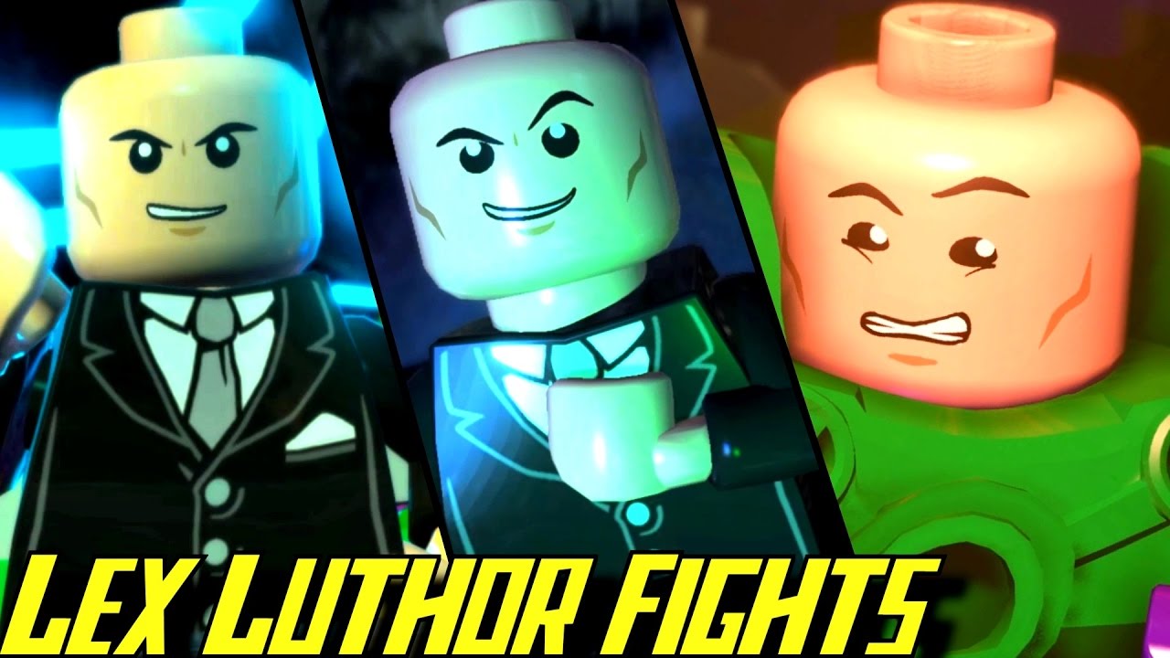 Evolution of Lex Luthor Battles in LEGO Batman Games (2008-2017)