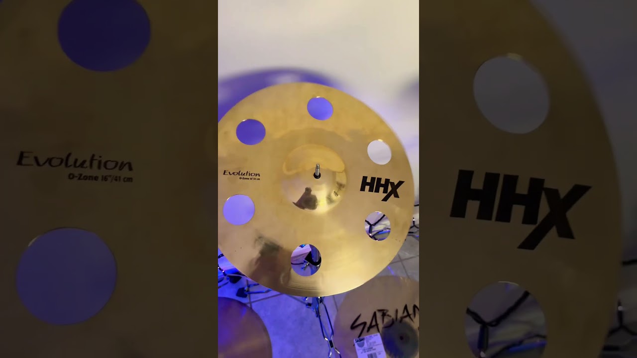 Sabian 16” HHX O-Zone Crash Cymbal 822g