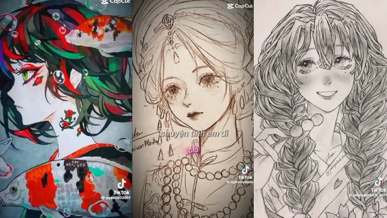 // tổng hợp// video tik tok vẽ của các artis, đại thần Việt Nam (bn đã bt chưa 🤔)#🌷💐🖌️🎨🤩😍🥰👍🇻🇳🇻🇳🇻🇳🇻🇳