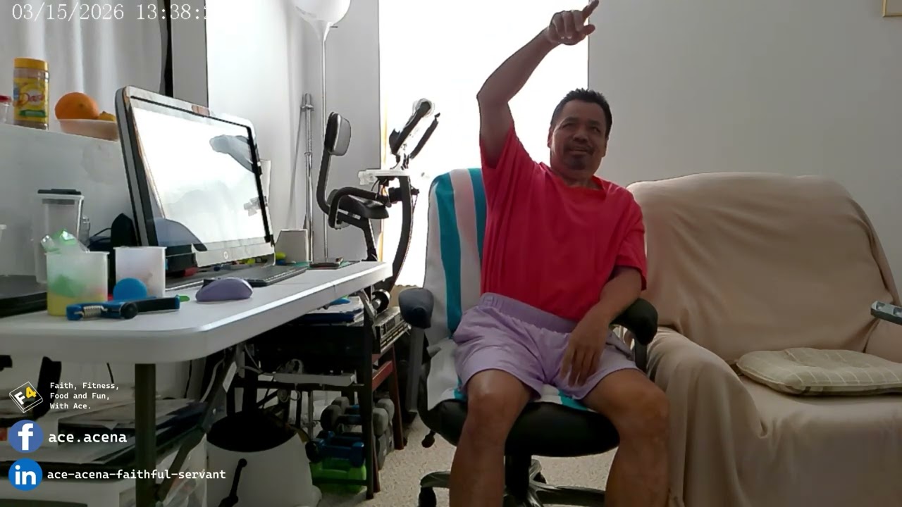 Ace stroke recovery journey: HAND AND ARM EXERCISE 3