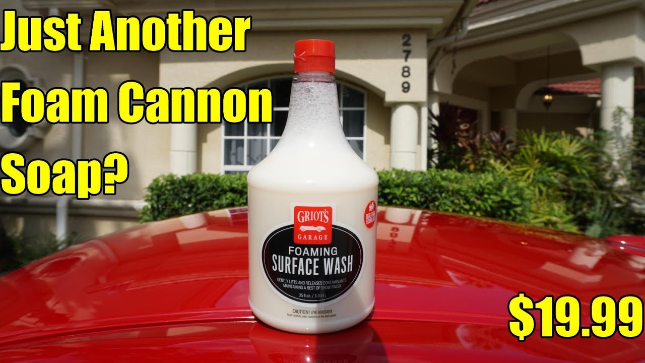 Griot's Garage Foaming Surface Wash Review. Just another Foam Soap?