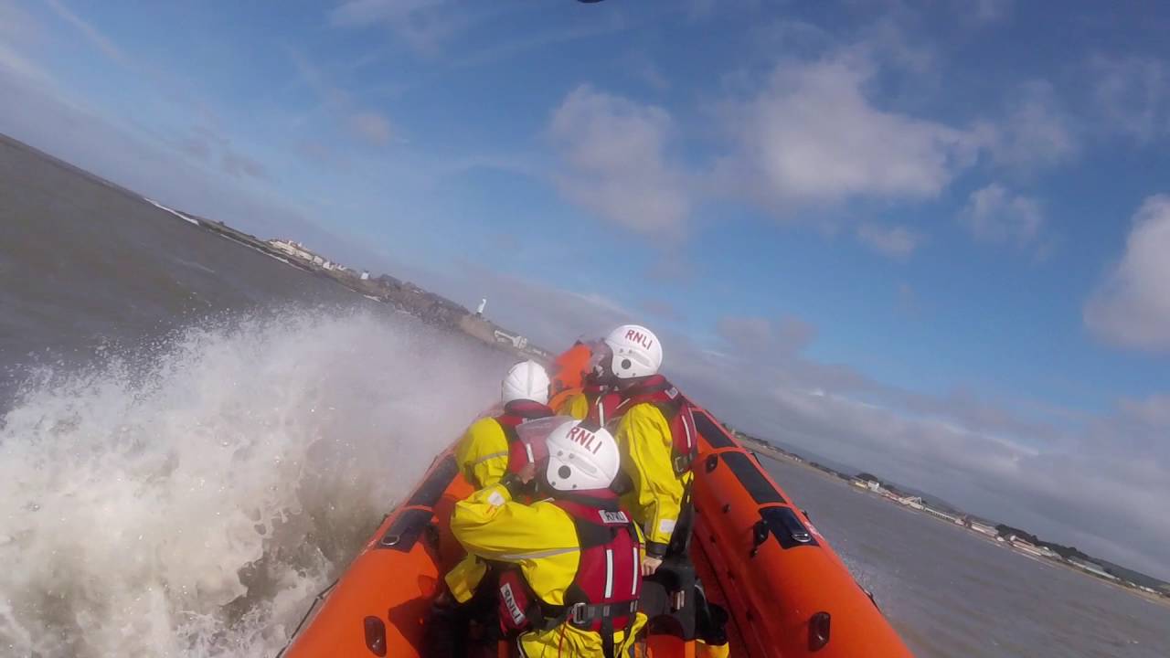 Porthcawl RNLI Atlantic 85 Rough Weather Training Exercise