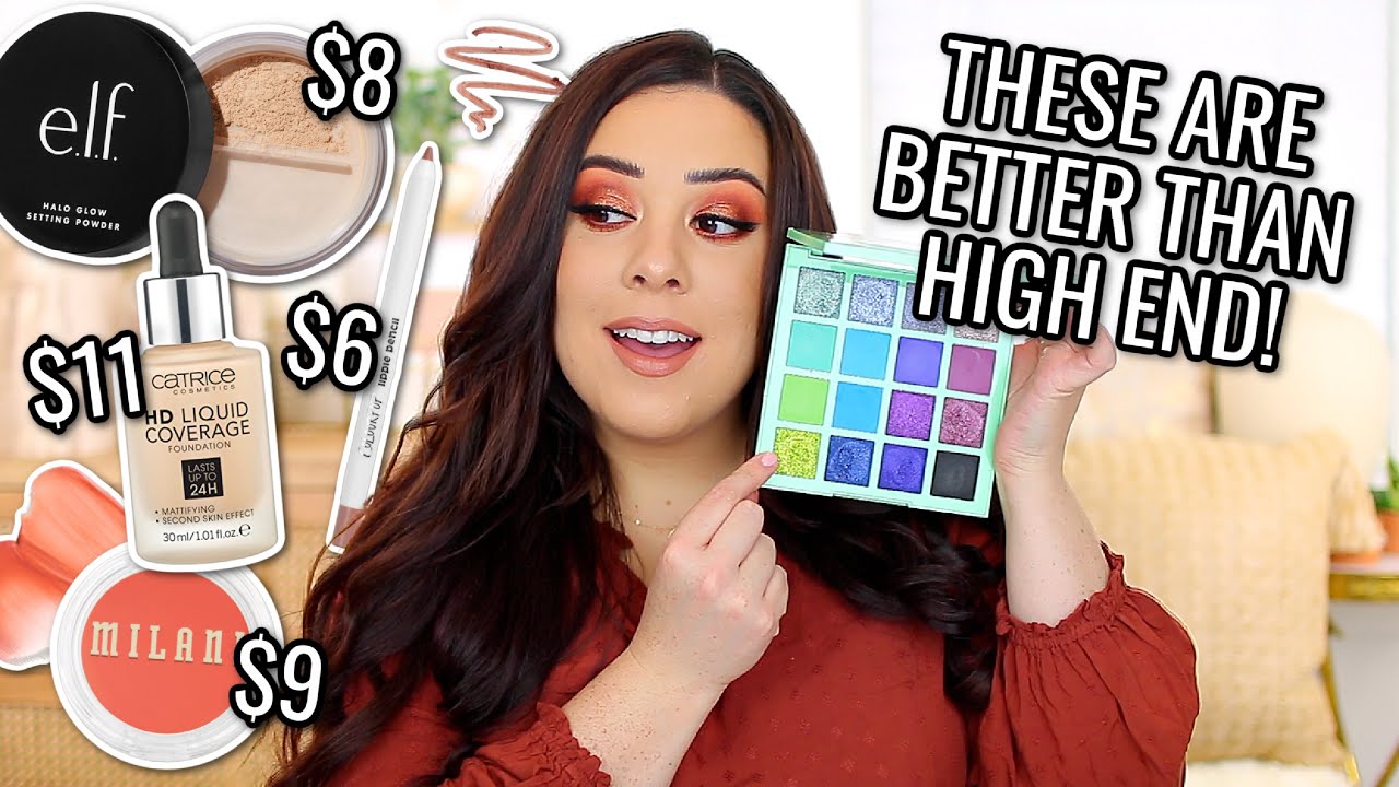10 DRUGSTORE MAKEUP PRODUCTS THAT ARE BETTER THAN HIGH END! MOST UNDER $10 😍🙌