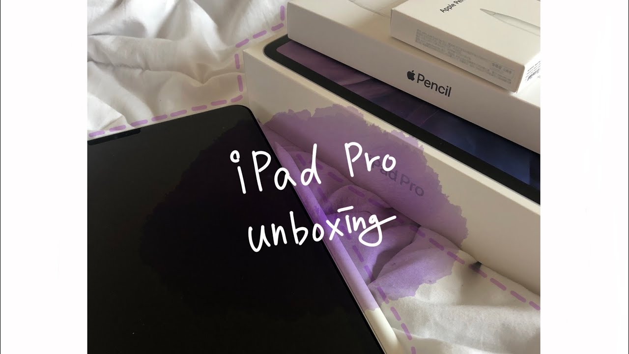 [unboxing] 🍎아이패드 프로4세대 언박싱🍎/아이패드병 완치/나에게 주는 선물🎁