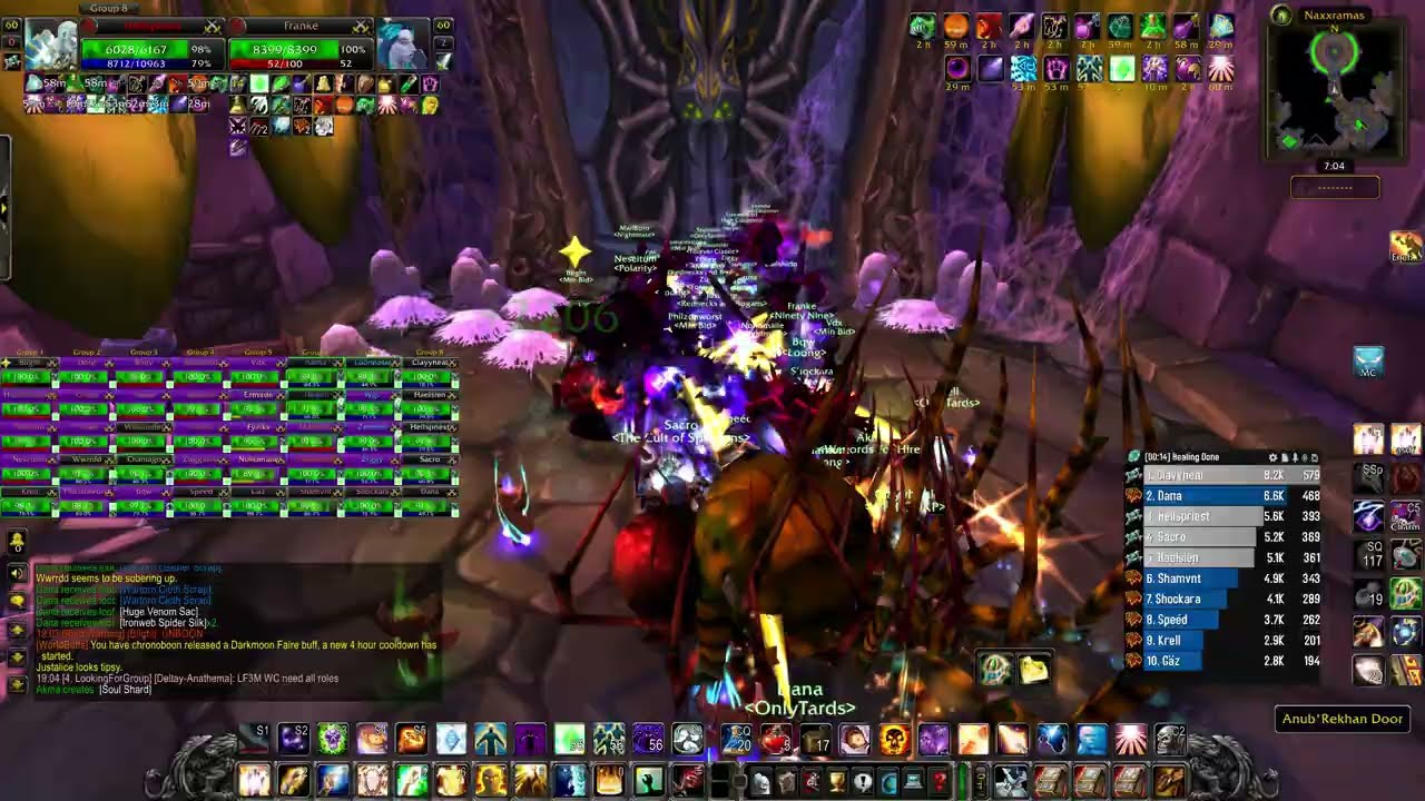 Naxxramas full clear, Priest POV 11 December 2025 - (Whitemane WoW Classic Era)