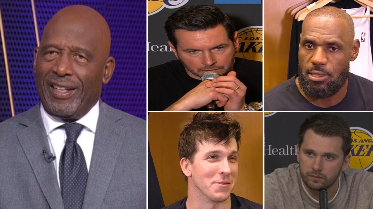 FULL POSTGAME INTERVIEW & Analysis Lakers vs. Heat | James Worthy, Redick, LeBron, Luka, AR & Ayton