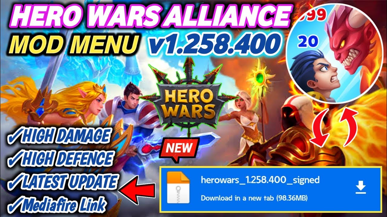 Hero Wars Mod Apk / Hero Wars Alliance Mod Menu
