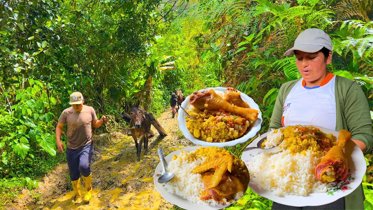 Prepare un rico almuerzo para los mingados que me ayudaron en la finquita - NATHALIA