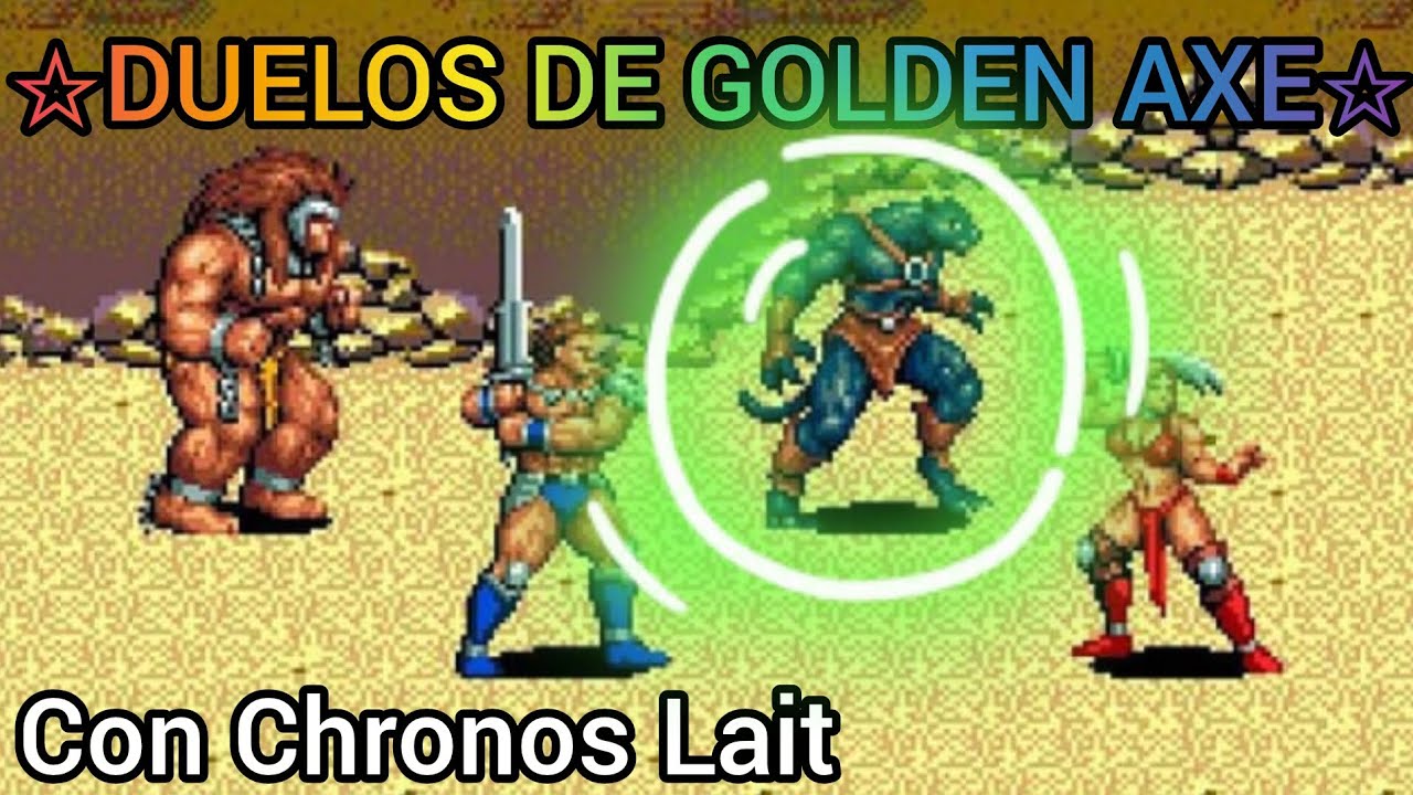 ☆JUGANDO LOS DUELOS DE GOLDEN AXE 3☆ CON CHRONOS EVIL LAIT 🐈‍⬛ (gameplay by Pepsi-man444)