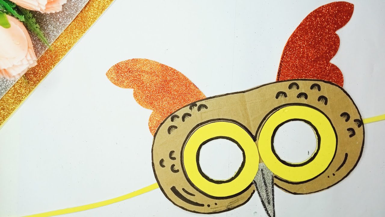 DIY Cute Owl Facemask @starkidsartcraft8261