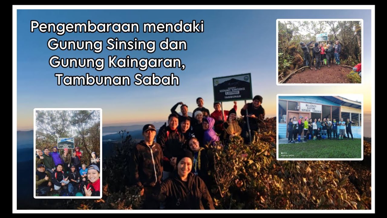 Gunung Sinsing dan Gunung Kaingaran, Tambunan, Sabah | The HadoSulap