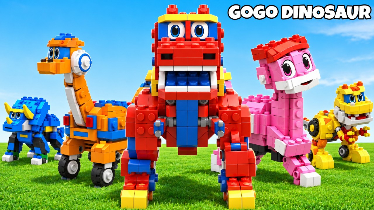 Я собрал ВСЕХ персонажей LEGO Gogo Dino в реальности! | Bricks UP