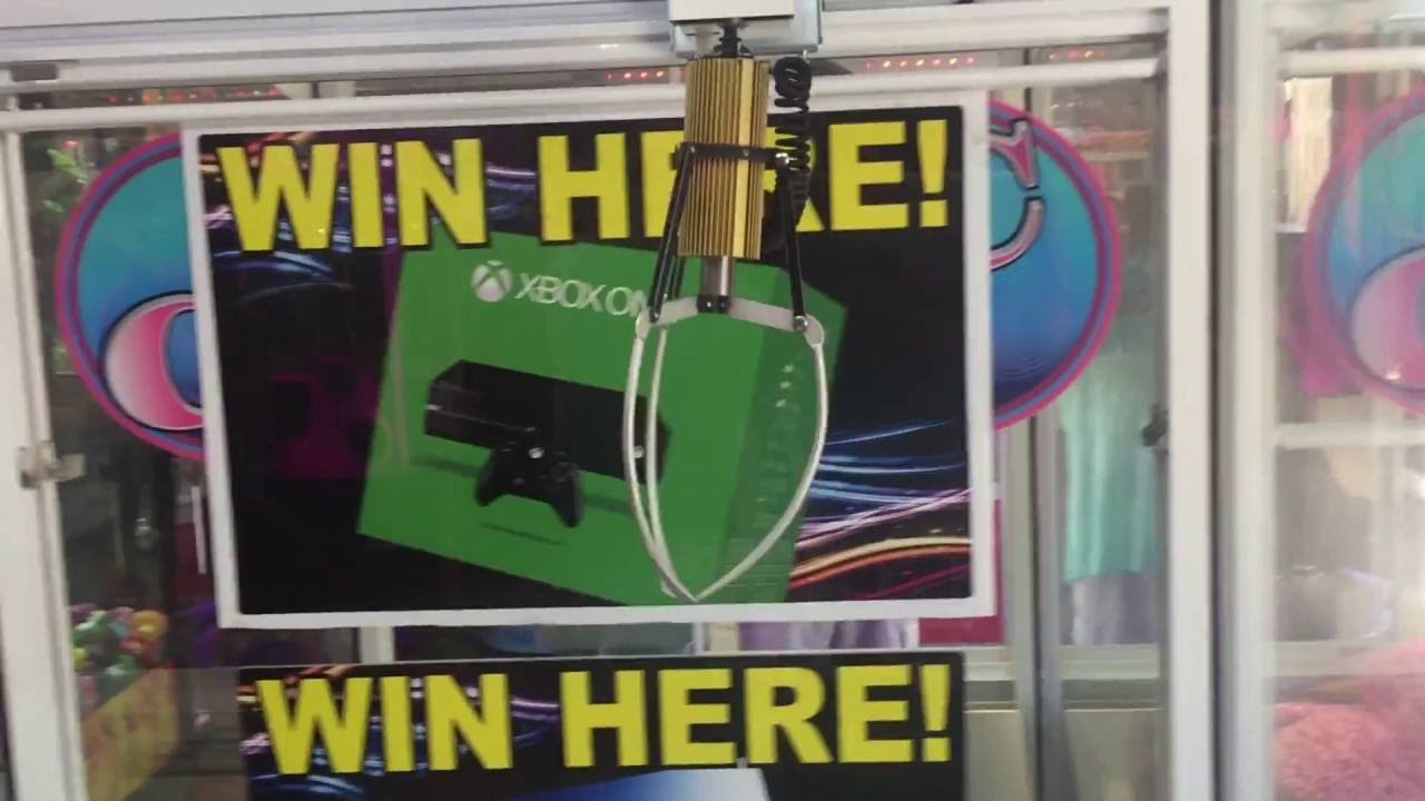 WOW INSANELY RIGGED ARCADE PS4 XBOX ONE CLAW MACHINE - IMPOSSIBLE TO WIN