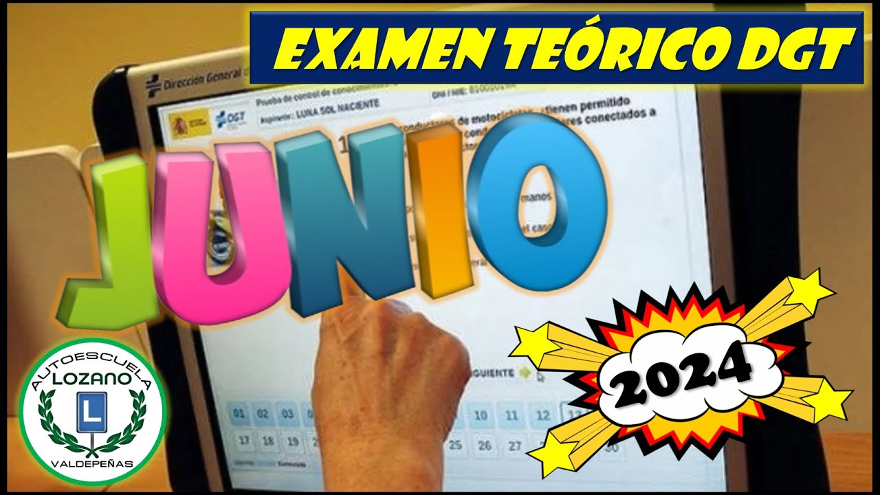 EXAMEN TEÓRICO DGT - MAYO 2024