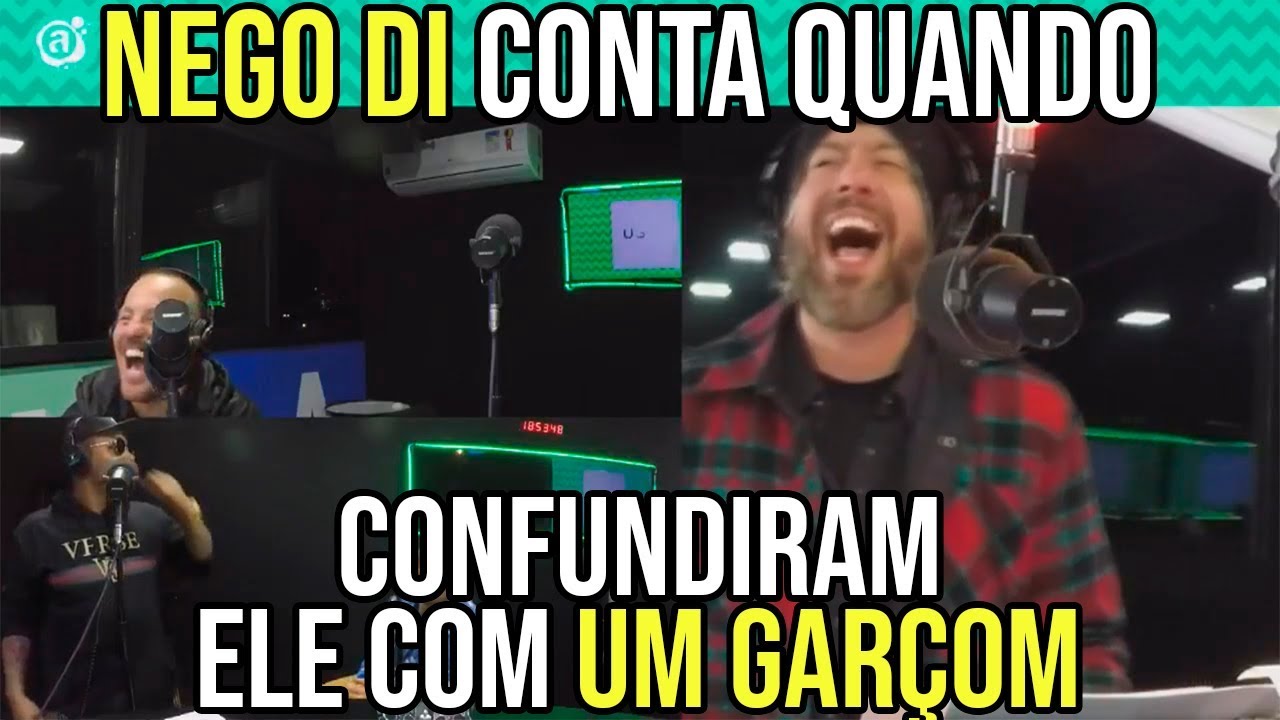 Nego Di conta quando confundiram ele com um Garçom