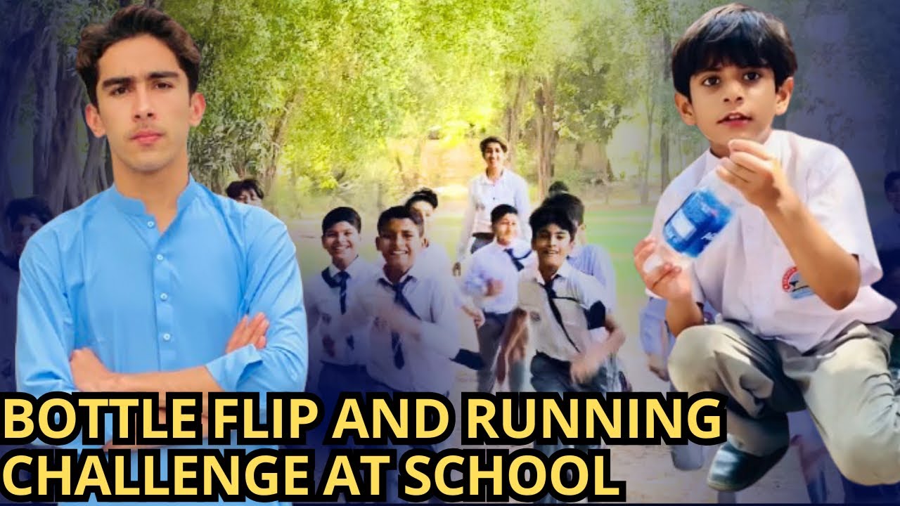 Bottle Flip and Running || I Challenged My Boys || At IBA Pss