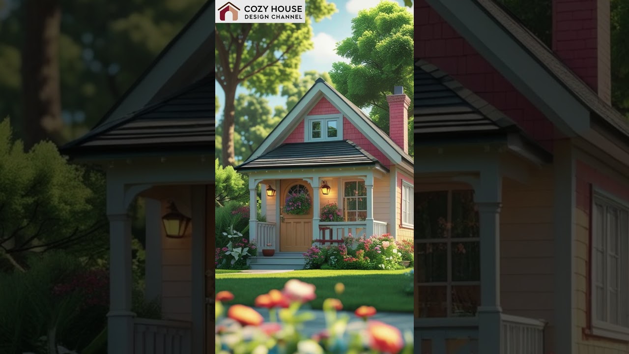 Dream Tiny House with Natural Light and Soft Colors #tinyhouseideas #homedesign