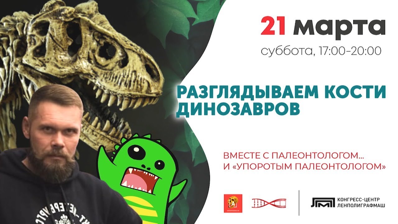 РАЗГЛЯДЫВАЕМ КОСТИ ДИНОЗАВРОВ вместе с Палеонтологом… и «Упоротым Палеонтологом»