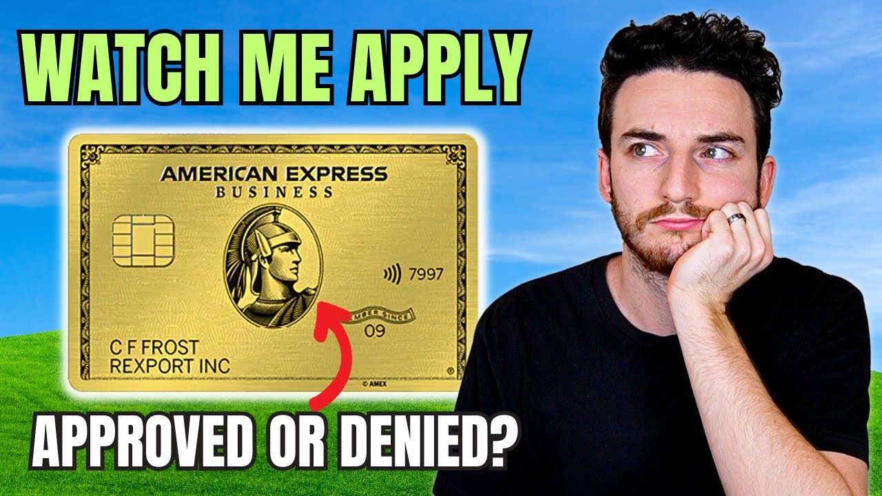 Watch Me Apply: AMEX Business Gold (BAD Card, GREAT Bonus)