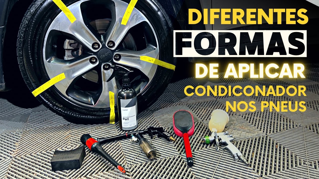 Como aplicar pretinho pneu de várias formas