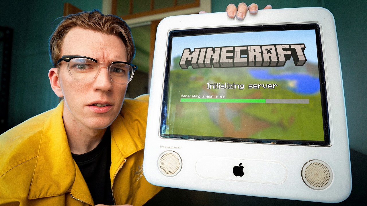 Сможет ли 24-летний Apple eMac запустить Minecraft?