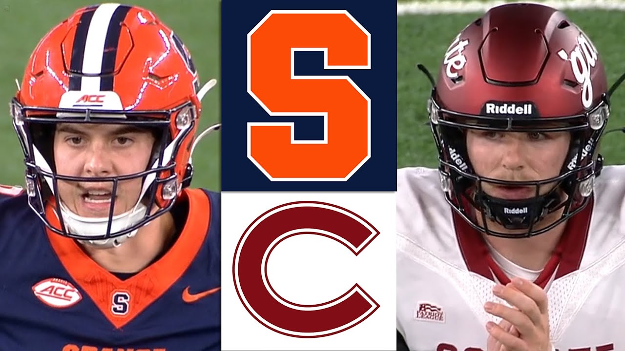 Colgate vs Syracuse College Football Highlights Full Game 2025