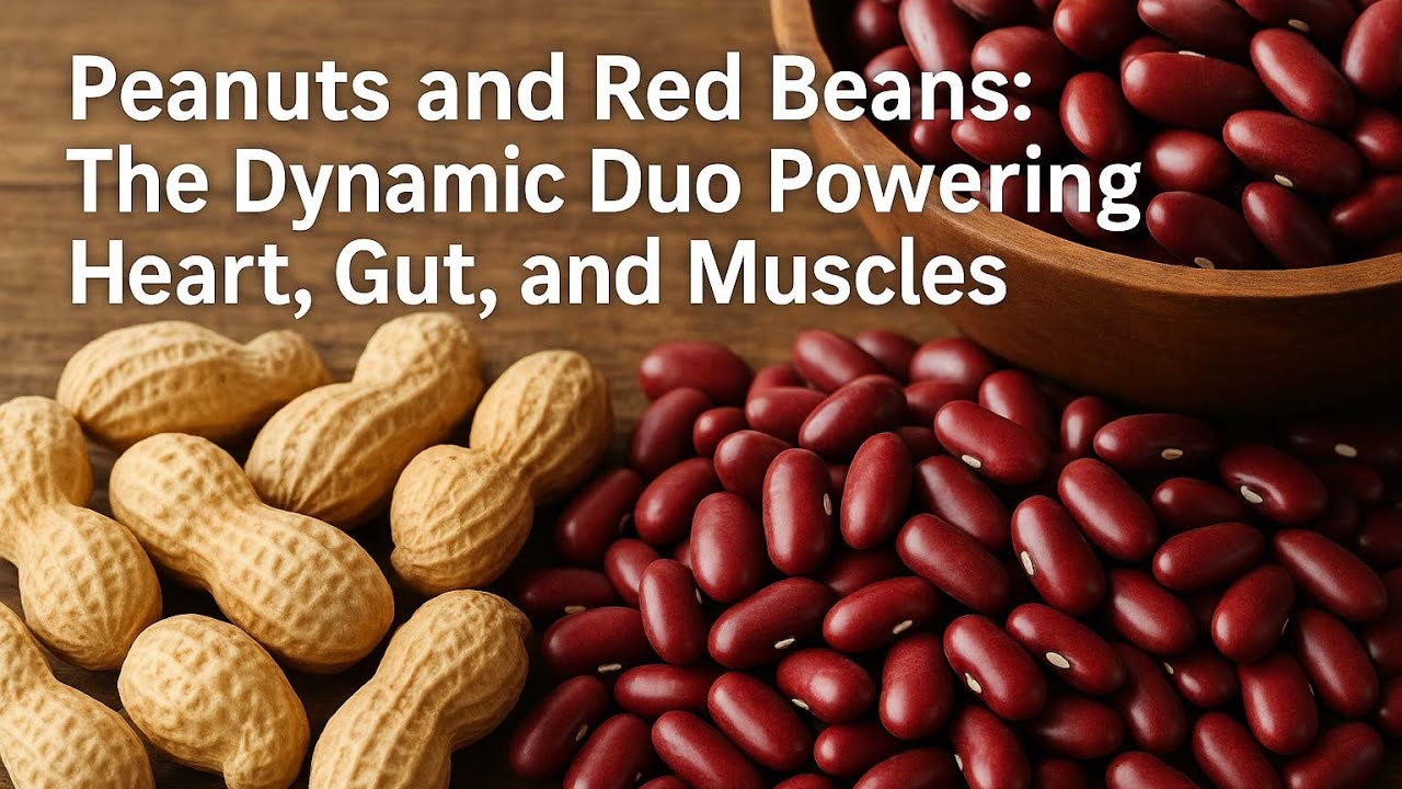 Peanuts & Red Beans: Tiny Legumes, Big Benefits for Heart, Gut, and Muscles