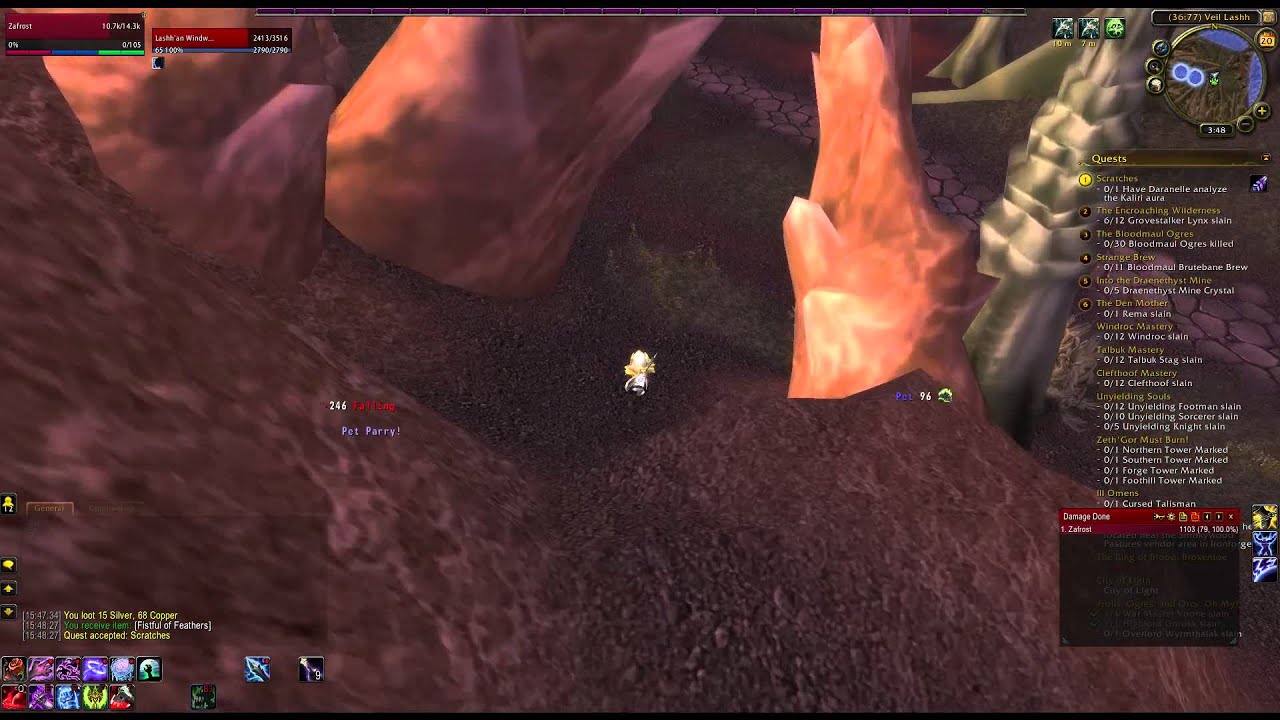 How to do Scratches WoW Quest