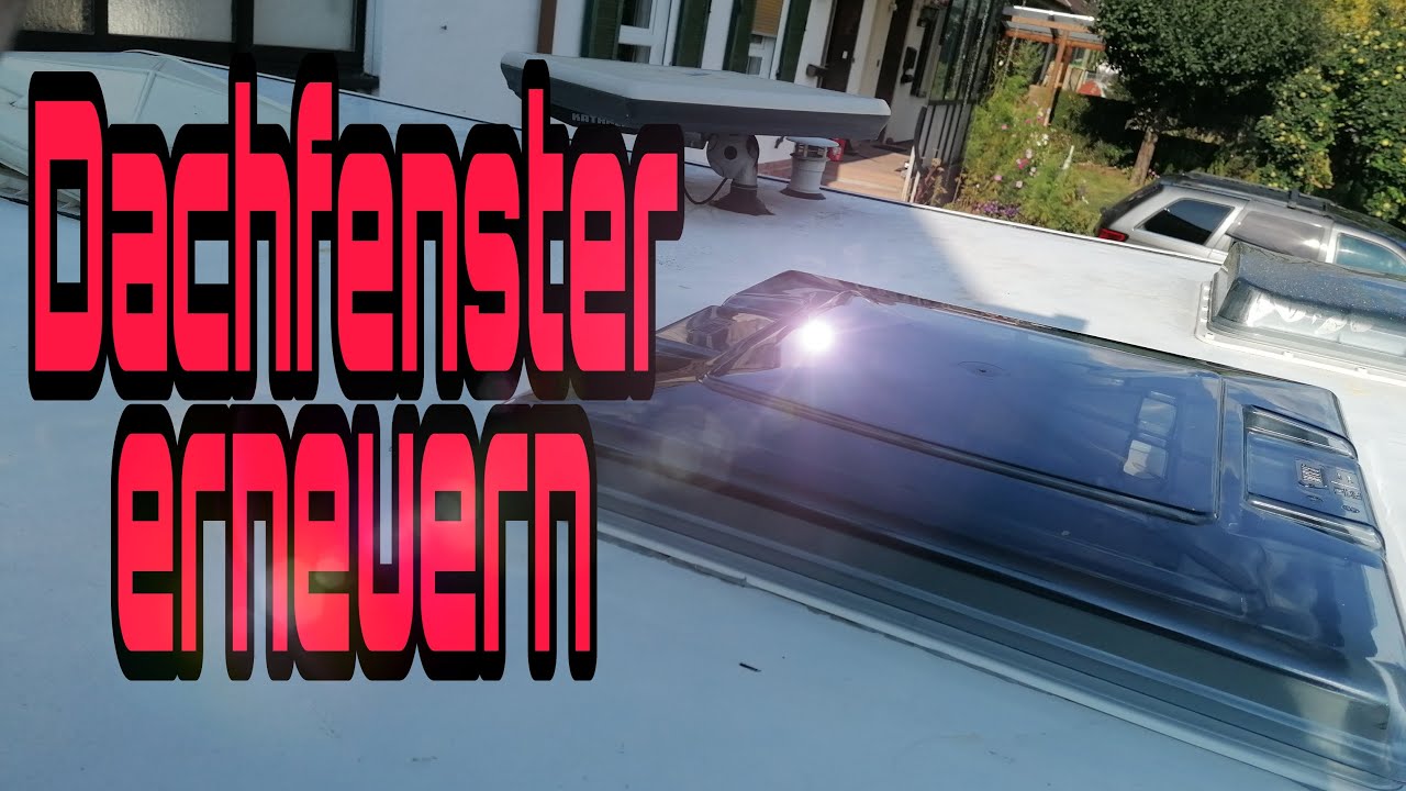 Dachluke / Dachfenster im Wohnwagen/Wohnmobil einbauen. Umbau von 48x48 auf 50x50