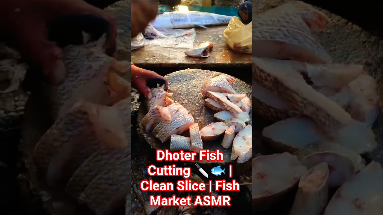 Dhoter Fish Cutting 🔪🐟 | Clean Slice 