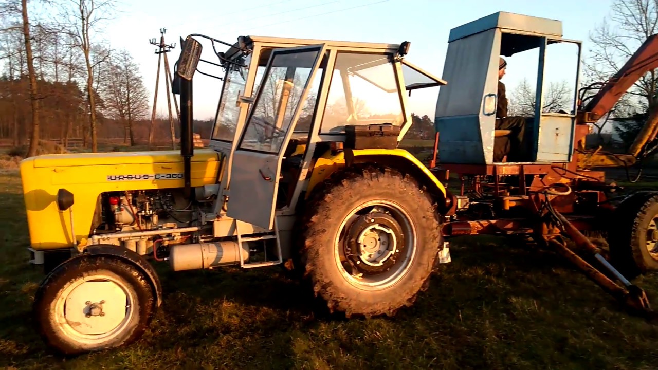 Czyszczenie rowu 2018 /URSUS c-360/ /UNHZ 750/ Kozie Laski