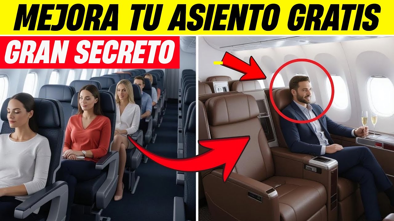 El TRUCO SECRETO Para MEJORAR De ASIENTO en AVIÓN (¡NO QUIEREN QUE SEPÁS!)