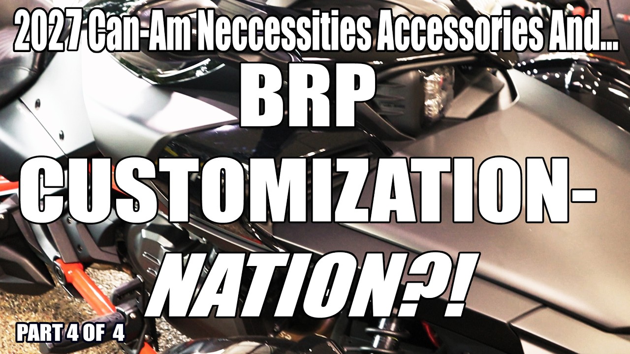 THE MOST USEFUL Custom Ideas For YOUR BRP 3-Wheel Motorcycle Trike - ARE? 2026!