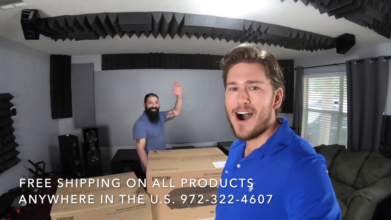 SHOOTOUT! Epson 5050 VS Epson 4050 with THAT HOME THEATER DUDE!!