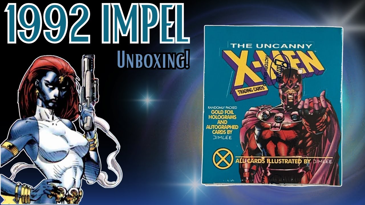 Открываем запечатанную коробку с комиксами «Impel X-Men» 1992 года, первая серия! | Классические ...