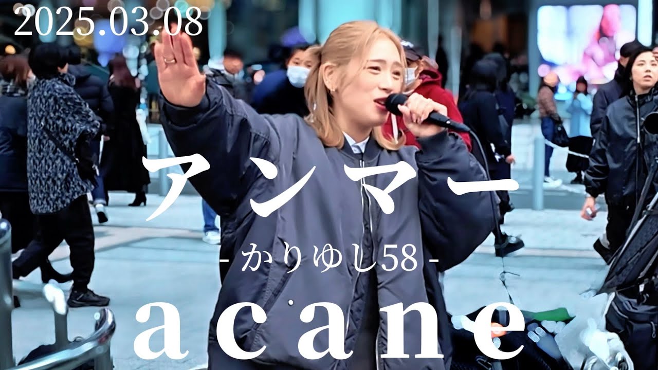 2025.03.08 “acane”新宿路上ライブ【アンマー/かりゆし58】※詳しくは概要欄をご覧下さい！#acane #あかね #新宿 #アンマー #かりゆし58