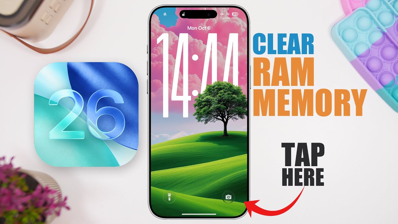 How To Clear iPhone RAM Memory - iOS 26 !