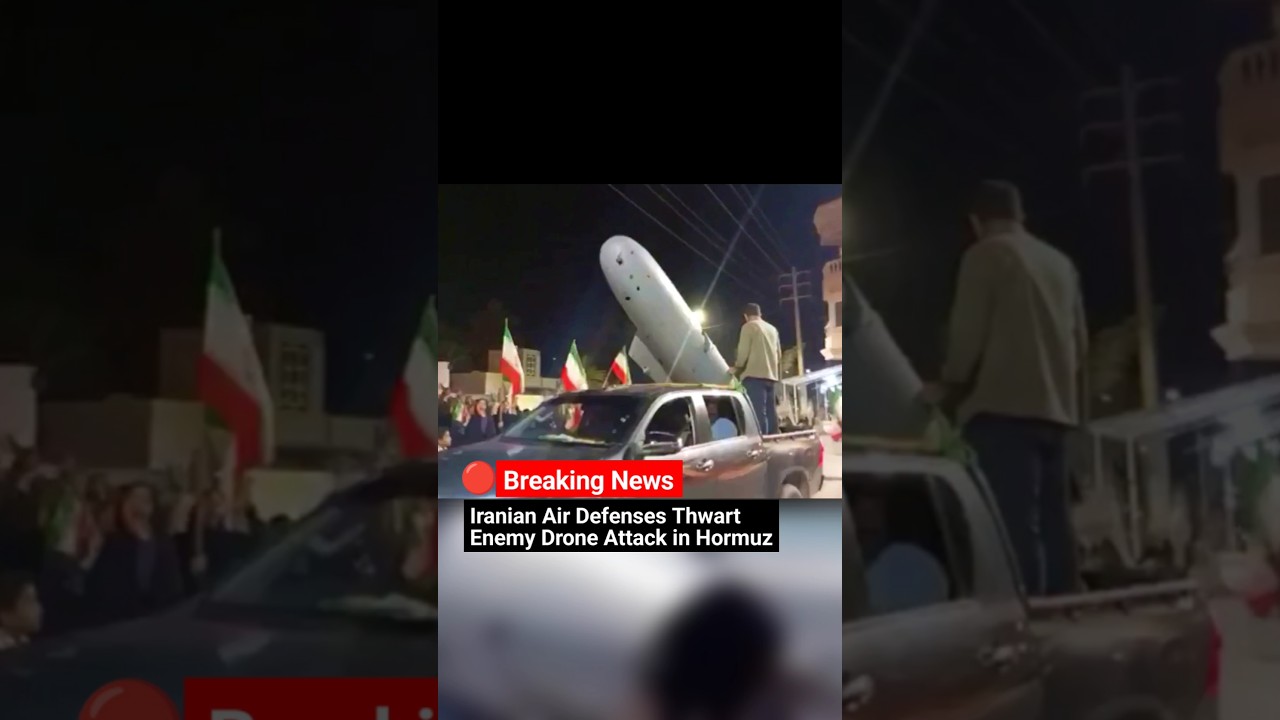 🔴 BREAKING NEWS: Iranian Air Defenses Thwart Enemy Drone Attack in the Strait of Hormuz