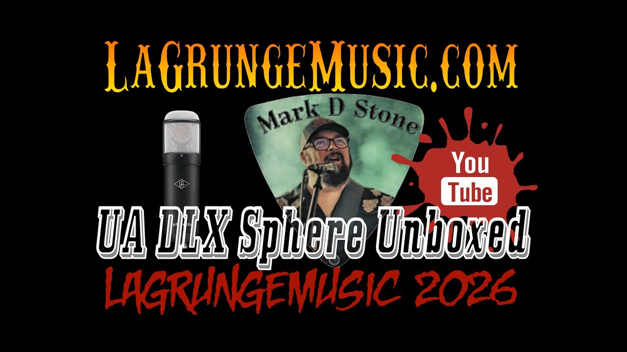 Unboxing Universal Audio DLX Modeling microphone for LaGrunge Music