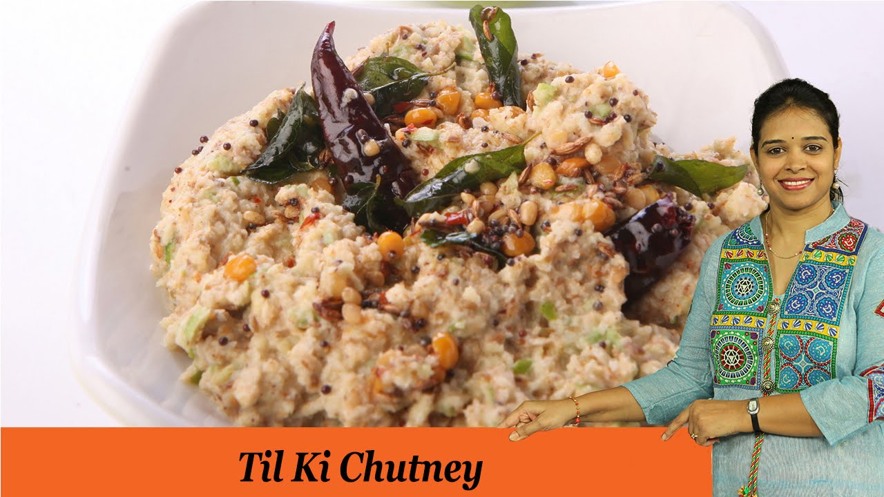 Til Ki Chutney - Sesame Seed Chutney - Mrs Vahchef
